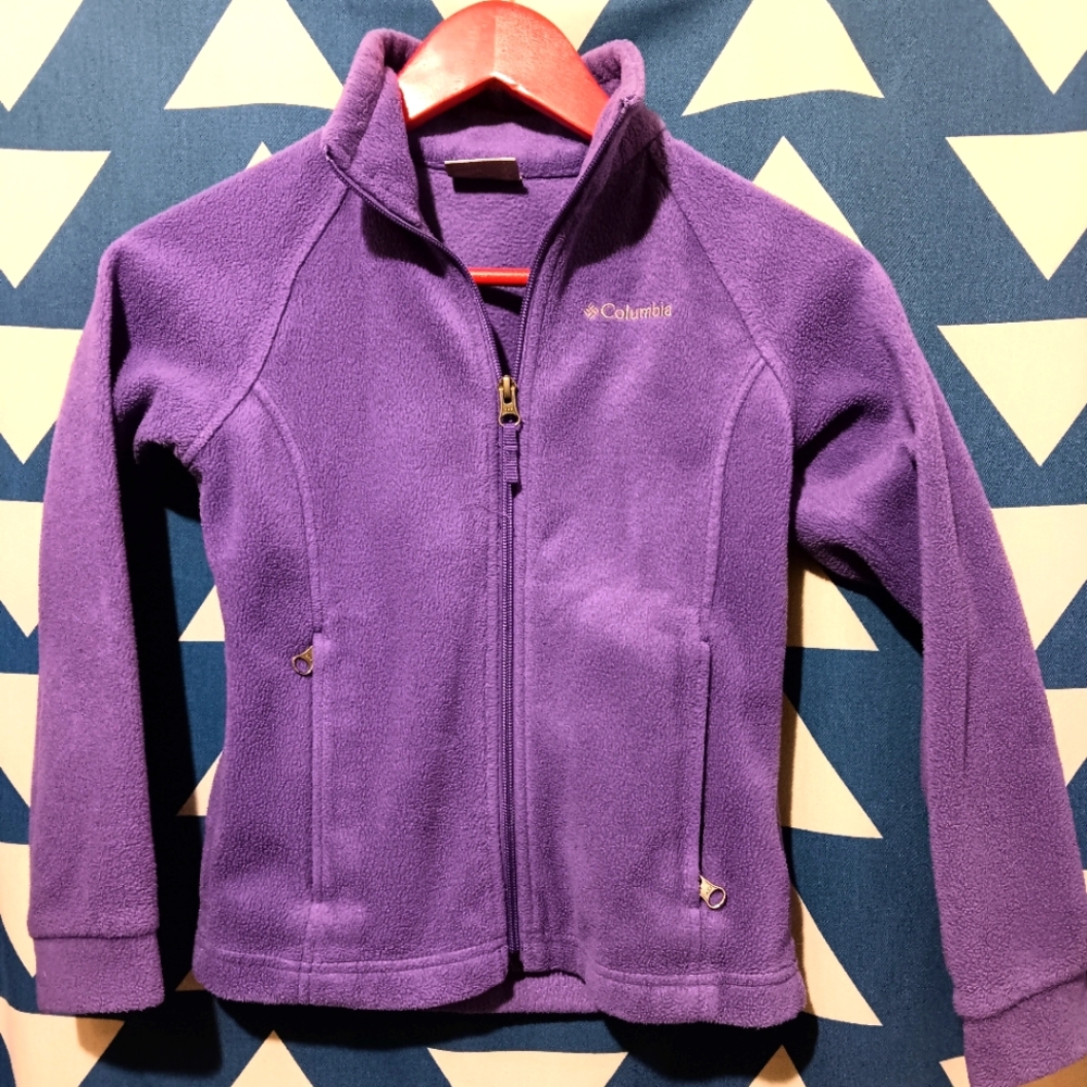 Purple Columbia Fleece - Girls Size Small - Like New